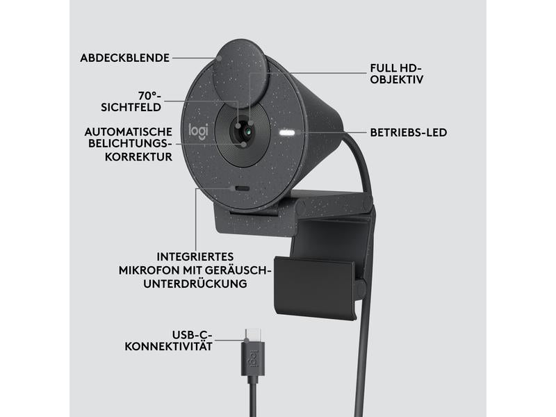 Logitech Webcam Brio 300 Graphite