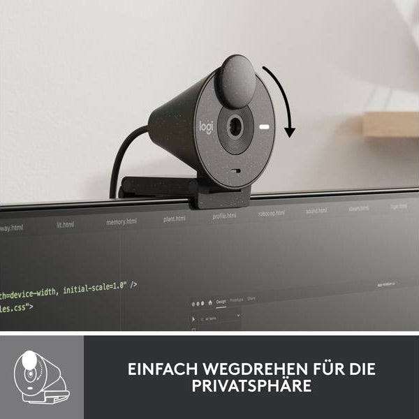 Logitech Webcam Brio 300 Graphite