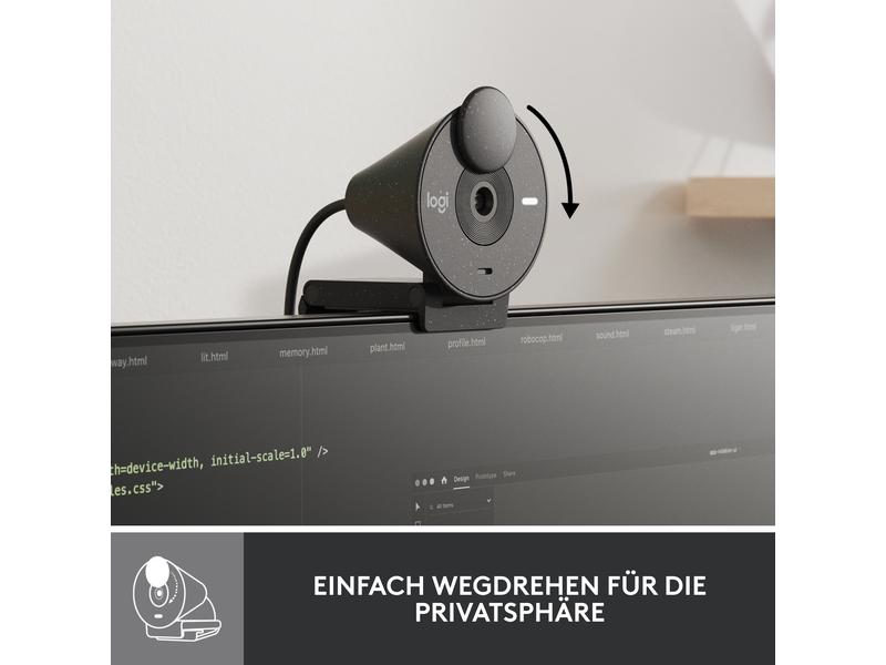 Logitech Webcam Brio 300 Graphite