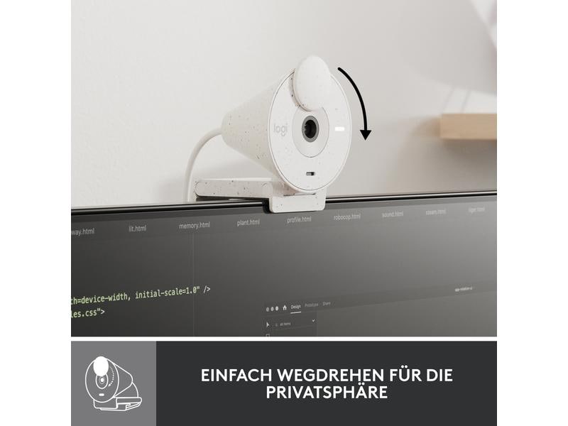Logitech Webcam Brio 300 White