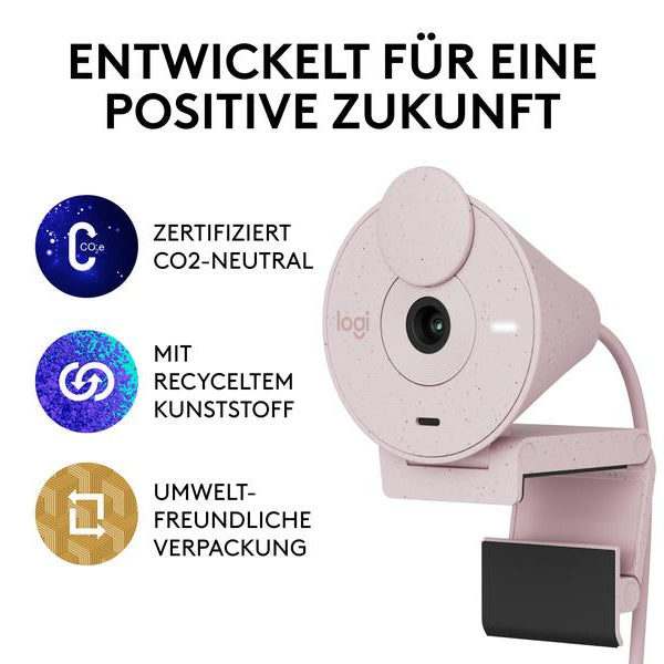 Logitech Webcam Brio 300 Rose