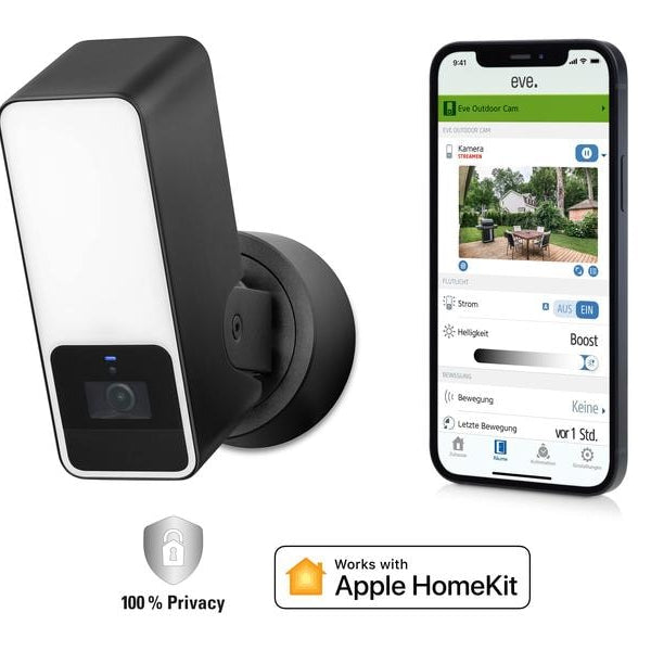 Eve Systems Eve Outdoor Cam Schwarz