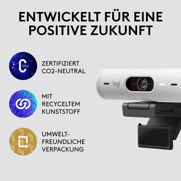Logitech Webcam Brio 500 Weiss