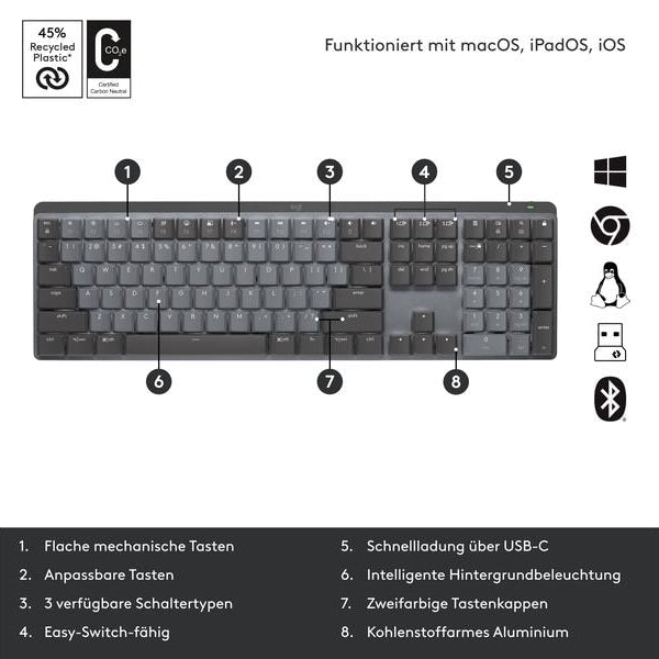 Logitech Tastatur MX Mechanical