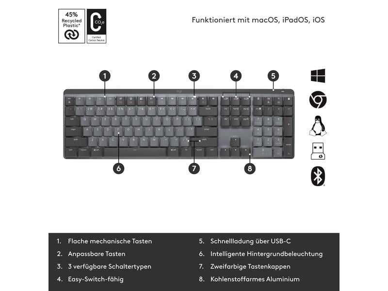 Logitech Tastatur MX Mechanical