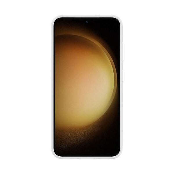 Samsung Back Cover Silicone Grip Galaxy S23 Weiss