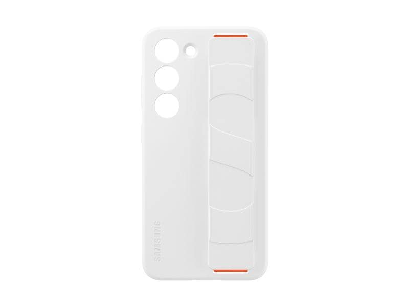 Samsung Back Cover Silicone Grip Galaxy S23 Weiss