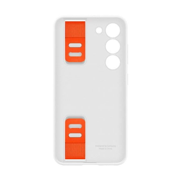 Samsung Back Cover Silicone Grip Galaxy S23 Weiss