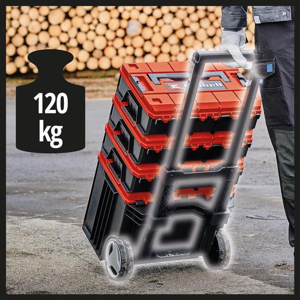 Einhell Systemkoffer E-Case L mit Räder