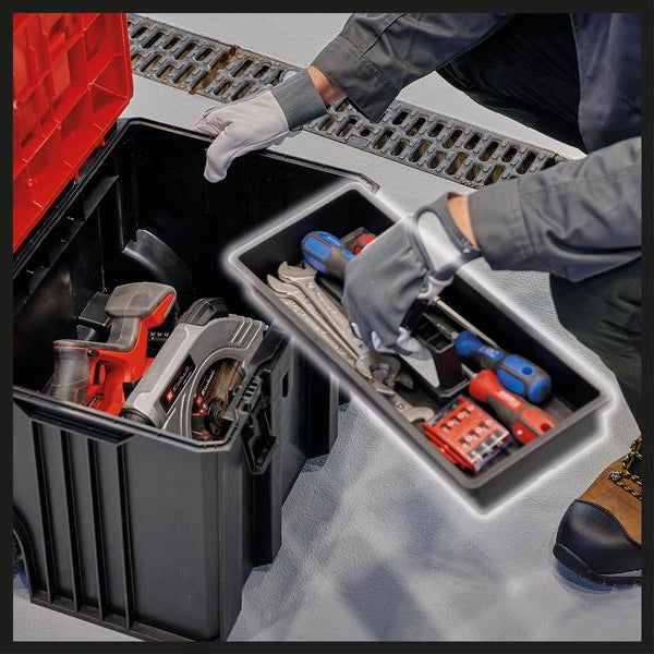 Einhell Systemkoffer E-Case L mit Räder