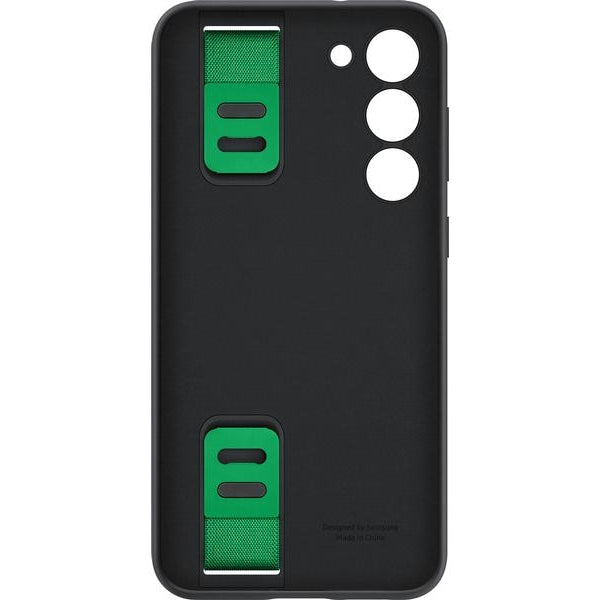 Samsung Back Cover Silicone Grip Galaxy S23+ Schwarz