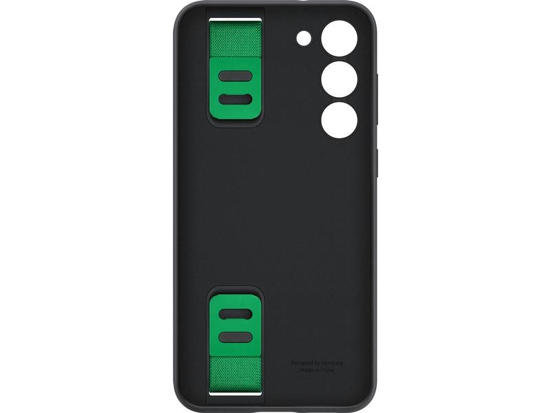 Samsung Back Cover Silicone Grip Galaxy S23+ Schwarz