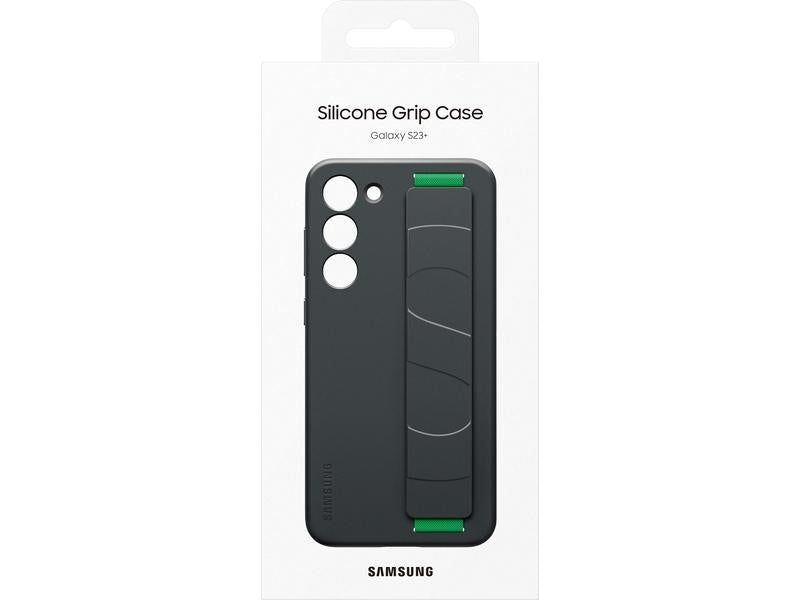 Samsung Back Cover Silicone Grip Galaxy S23+ Schwarz