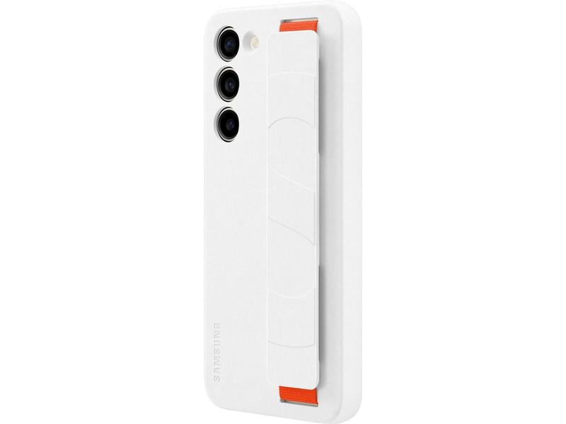 Samsung Back Cover Silicone Grip Galaxy S23+ Weiss