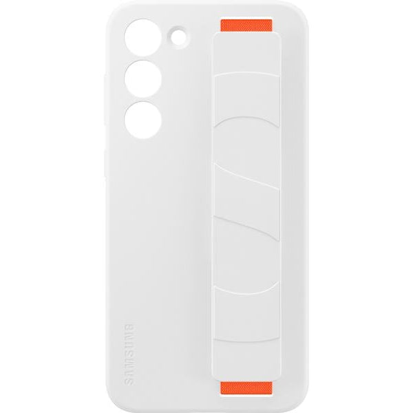 Samsung Back Cover Silicone Grip Galaxy S23+ Weiss