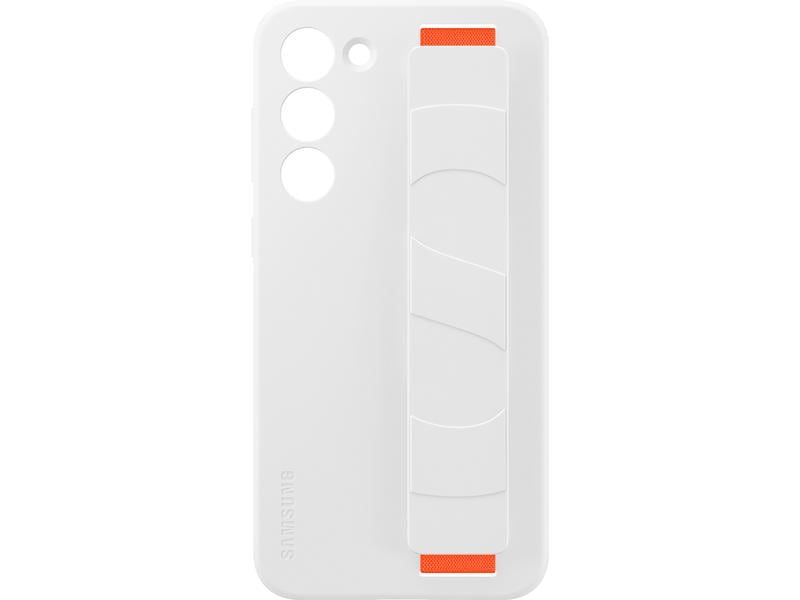 Samsung Back Cover Silicone Grip Galaxy S23+ Weiss