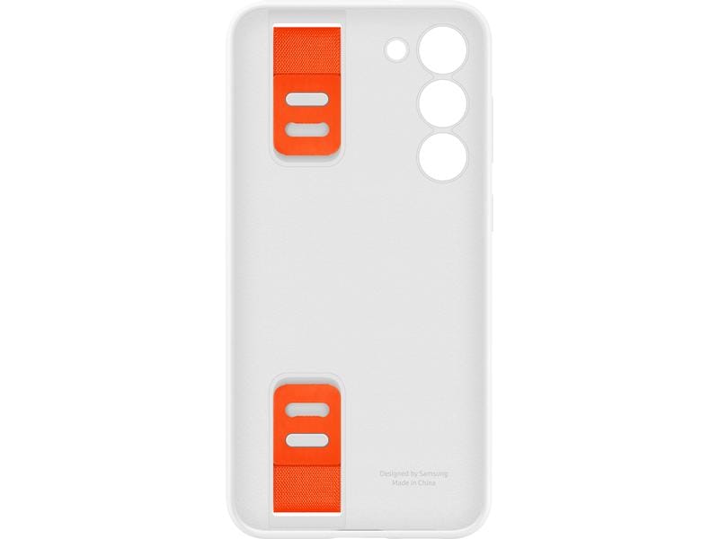 Samsung Back Cover Silicone Grip Galaxy S23+ Weiss