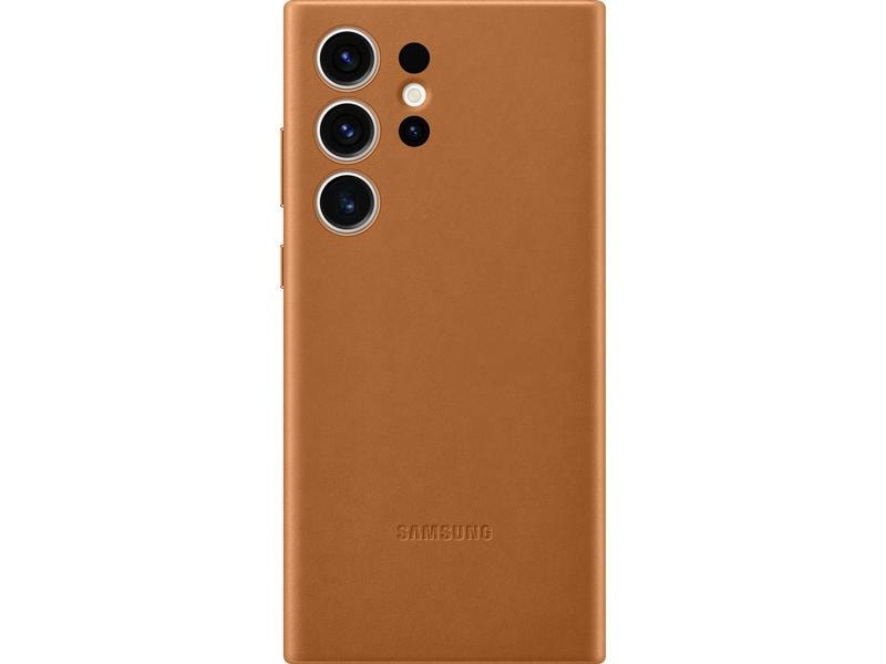 Samsung Back Cover Leather Galaxy S23 Ultra Braun