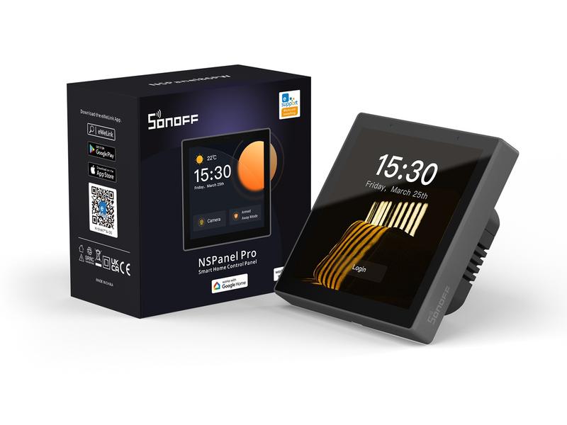 SONOFF Touchpanel NSPanel86PB, ZigBee, 230 V, Grau