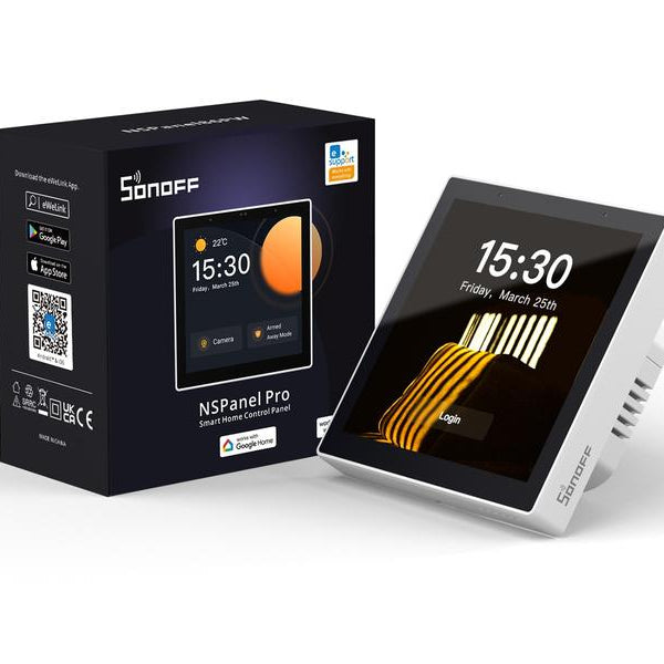 SONOFF Touchpanel NSPanel86PW, ZigBee, 230 V, Weiss