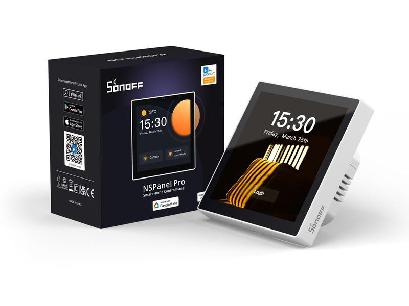 SONOFF Touchpanel NSPanel86PW, ZigBee, 230 V, Weiss