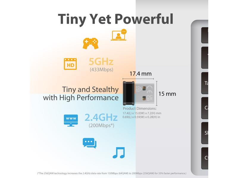 Edimax WLAN-N USB-Stick EW-7711ULC
