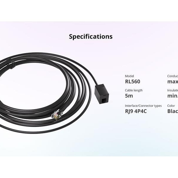 SONOFF Verlängerungskabel RL560, RJ9, 5 m