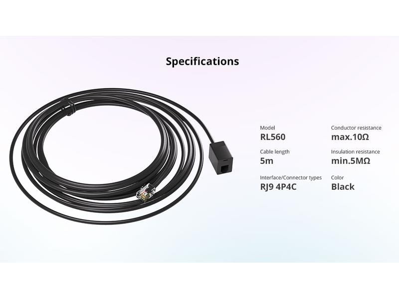 SONOFF Verlängerungskabel RL560, RJ9, 5 m