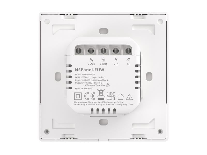 SONOFF Touchpanel NSPanel-EU, WiFi-BLE, 230 V, Weiss