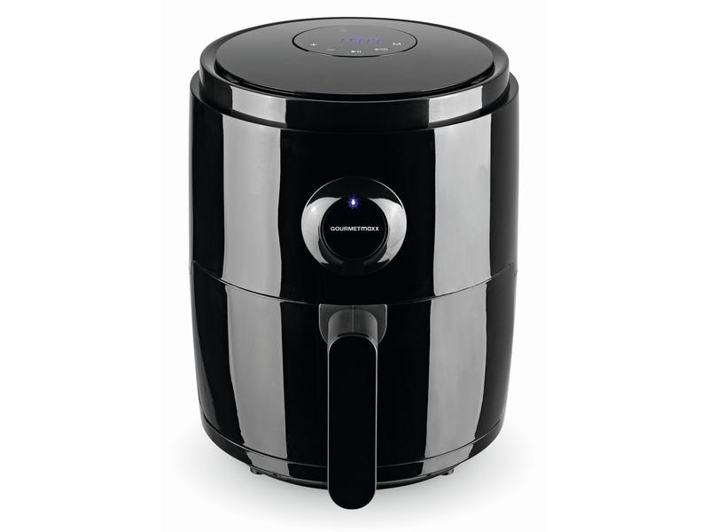 GOURMETmaxx Heissluft-Fritteuse Digital 0.5 kg, Schwarz