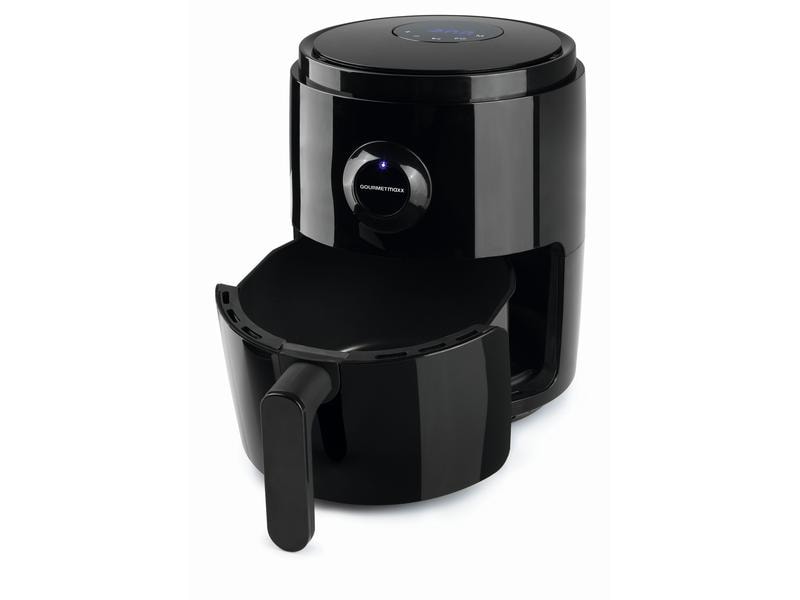 GOURMETmaxx Heissluft-Fritteuse Digital 0.5 kg, Schwarz