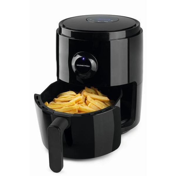 GOURMETmaxx Heissluft-Fritteuse Digital 0.5 kg, Schwarz