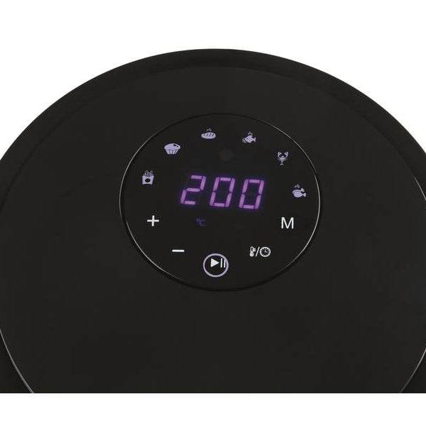 GOURMETmaxx Heissluft-Fritteuse Digital 0.5 kg, Schwarz