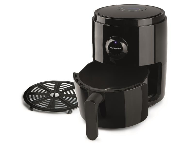 GOURMETmaxx Heissluft-Fritteuse Digital 0.5 kg, Schwarz