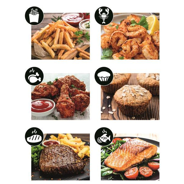 GOURMETmaxx Heissluft-Fritteuse Digital 0.5 kg, Schwarz