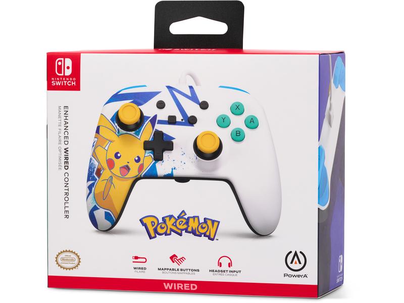 Power A Enhanced Wired Controller Pikachu High Voltage