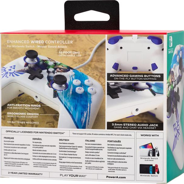 Power A Enhanced Wired Controller Master Sword Attack