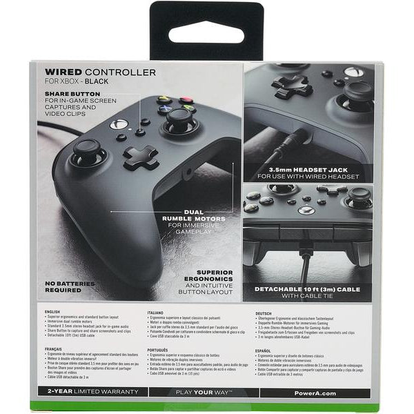 Power A Wired Controller Schwarz