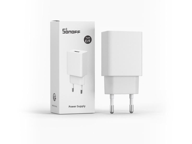 SONOFF USB Power Adapter, AC 230 V, DC 5 V