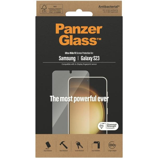 Panzerglass Displayschutz Ultra Wide Fit Galaxy S23