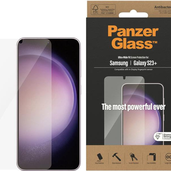 Panzerglass Displayschutz Ultra Wide Fit Galaxy S23+