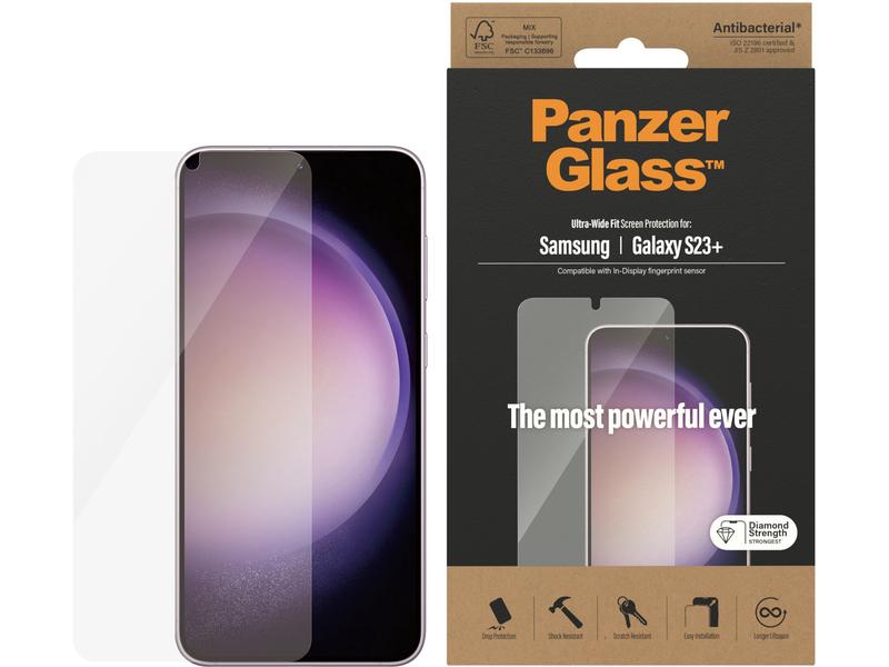 Panzerglass Displayschutz Ultra Wide Fit Galaxy S23+