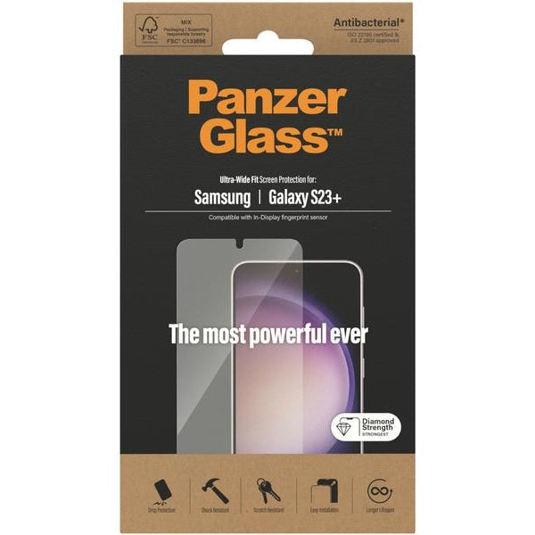 Panzerglass Displayschutz Ultra Wide Fit Galaxy S23+