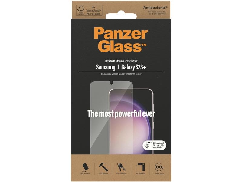Panzerglass Displayschutz Ultra Wide Fit Galaxy S23+