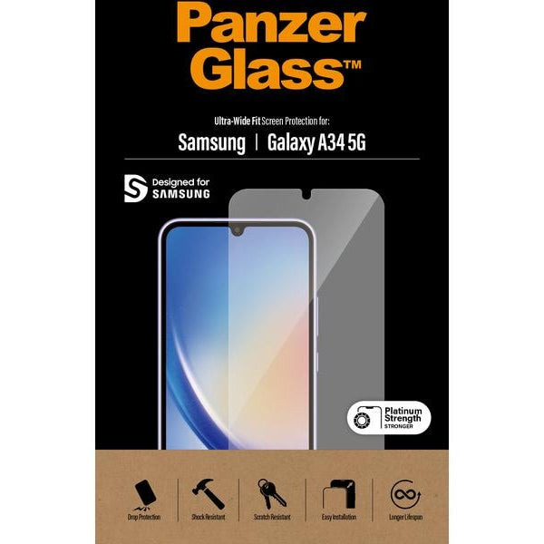 Panzerglass Displayschutz Ultra Wide Fit Galaxy A34 5G
