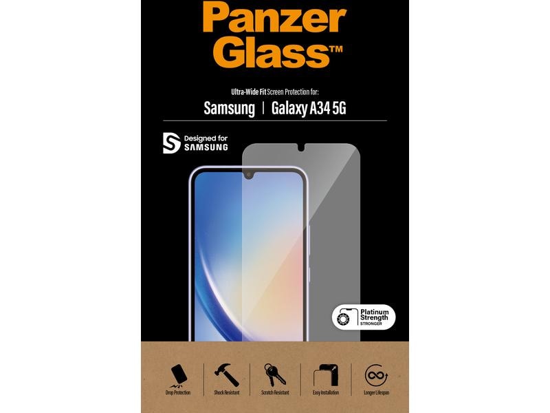 Panzerglass Displayschutz Ultra Wide Fit Galaxy A34 5G