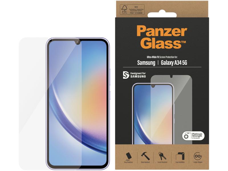 Panzerglass Displayschutz Ultra Wide Fit Galaxy A34 5G