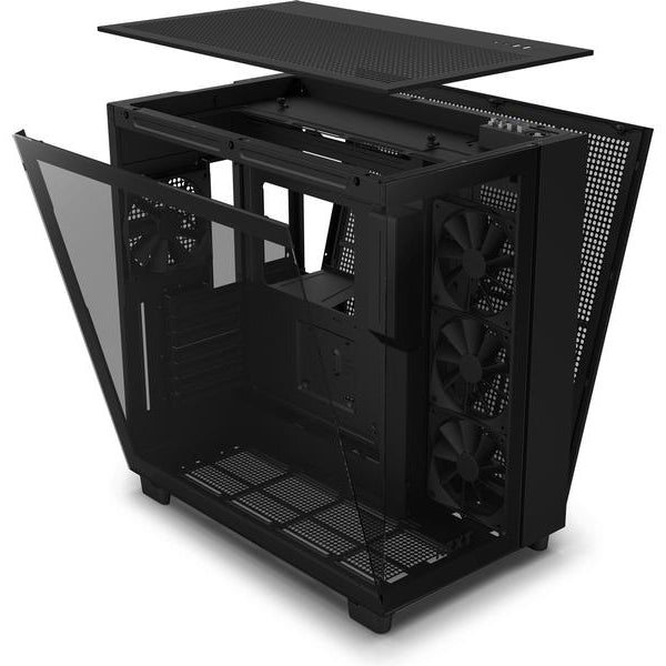 NZXT PC-Gehäuse H9 Flow Schwarz matt
