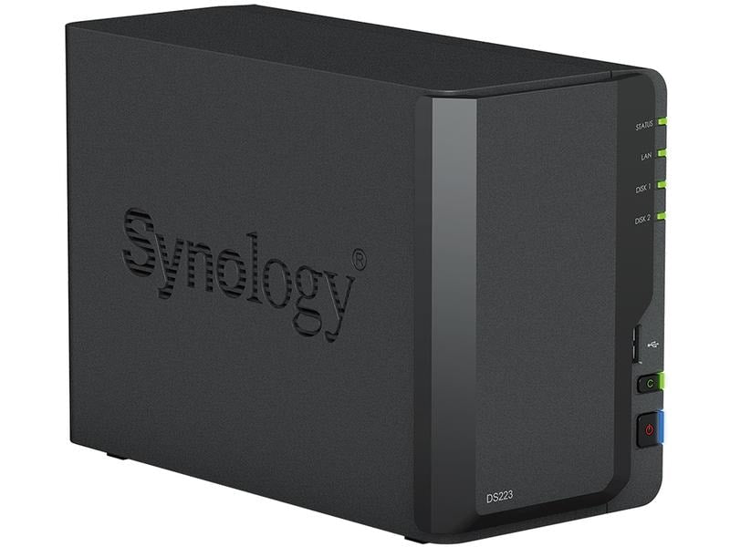 Synology NAS DiskStation DS223, 2-bay Synology Plus HDD 32 TB