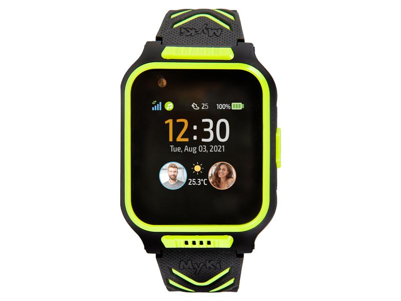 MyKi Smartwatch GPS Kinder Uhr MyKi 4 Schwarz/Grün mit SIM-Karte